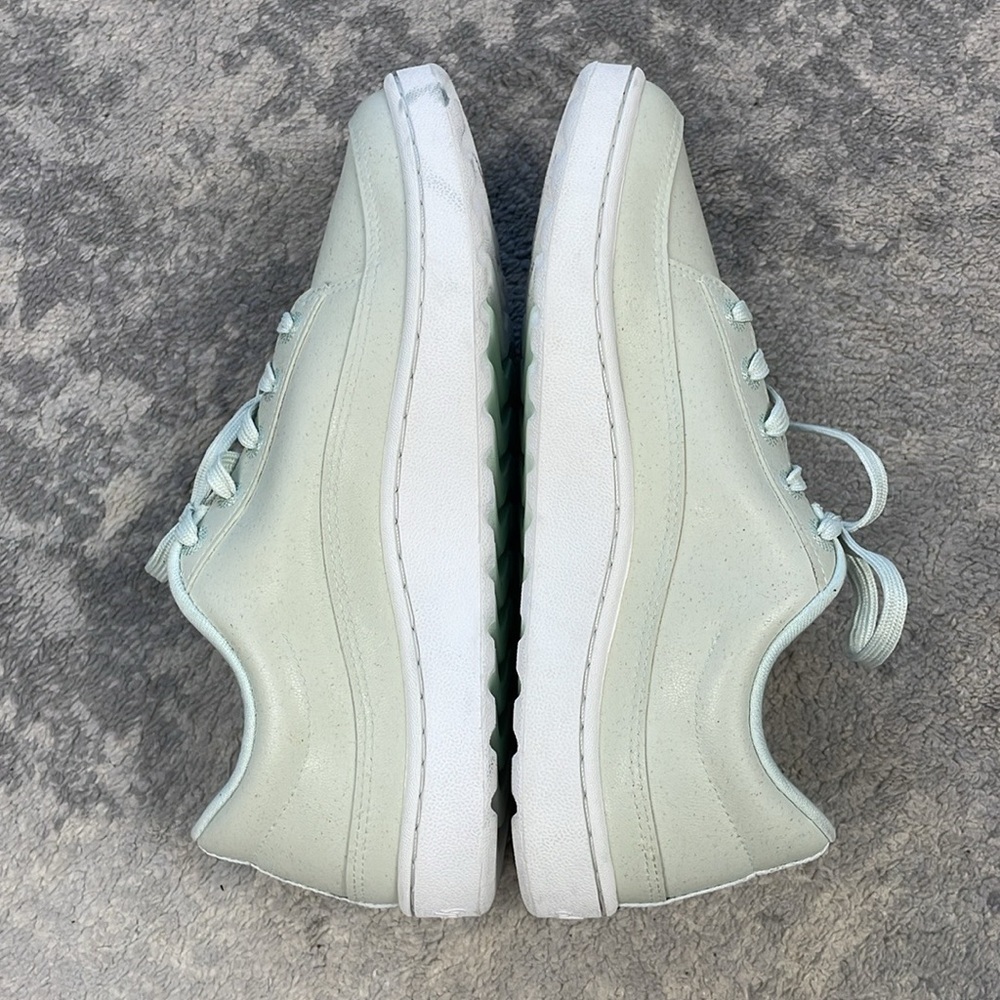 New Allbirds Plant Pacers PP Lace Up Vegan Leather Sneakers Dreamy Green Sz 8 - Picture 11 of 15